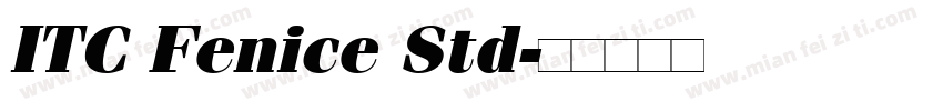 ITC Fenice Std字体转换